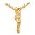 Image of 10K Yellow Gold Solid Polished Corpus Pendant