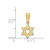 Image of 10K Yellow Gold Star of David Pendant 10XR417