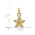 Image of 10k Yellow Gold Starfish Pendant 10K7861