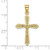 Image of 10K Yellow Gold Textured Crucifix Pendant 10K8437