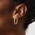 Image of 20mm 10k Yellow Gold Textured Hinged Hoop Earrings 10LE117