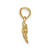 Image of 10K Yellow Gold Textured Mini Butterfly Pendant