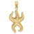 Image of 10K Yellow Gold Textured Starfish Pendant Image of 10K Yellow Gold Textured Starfish Pendant