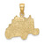 Image of 10k Yellow Gold Truck Cab Pendant