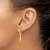 Image of 26mm 10k Yellow Gold Twist Hoop Earrings