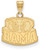 Image of 10K Yellow Gold University of Alabama Small Pendant by LogoArt (1Y074UAL)