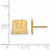 Image of 10K Yellow Gold University of Alabama X-Small Post Earrings by LogoArt 1Y066UAL Image of 10K Yellow Gold University of Alabama X-Small Post Earrings by LogoArt 1Y066UAL