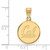 Image of 10K Yellow Gold University of California Berkeley Med Pendant LogoArt 1Y045UCB