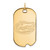 10K Yellow Gold University of Florida Large Dog Tag by LogoArt