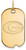Image of 10K Yellow Gold University of Georgia Small Dog Tag by LogoArt