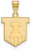 Image of 10K Yellow Gold University of Illinois Medium Pendant by LogoArt (1Y045UIL)