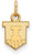 Image of 10K Yellow Gold University of Illinois X-Small Pendant by LogoArt (1Y043UIL)