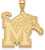 Image of 10K Yellow Gold University of Memphis XL Pendant by LogoArt