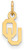 Image of 10K Yellow Gold University of Oklahoma X-Small Pendant by LogoArt