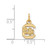 Image of 10K Yellow Gold University of South Carolina X-Small Pendant by LogoArt 1Y001USO