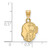 Image of 10K Yellow Gold University of Tennessee Small Pendant by LogoArt (1Y069UTN)