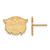 10K Yellow Gold Villanova University Small Post Earrings by LogoArt (1Y036VIL)