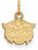 Image of 10K Yellow Gold Villanova University X-Small Pendant by LogoArt