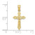 Image of 10k Yellow Gold w/ Arrow Pointed Ends Crucifix Pendant