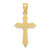 Image of 10k Yellow Gold w/ Arrow Pointed Ends Crucifix Pendant