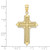 Image of 10K Yellow Gold w/ Lace Border Cross Pendant