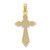 Image of 10K Yellow Gold w/ Pointed Ends Fancy Cross Pendant