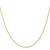 Image of 14" 14K Yellow Gold 1.1mm Baby Rope Chain Necklace