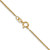 Image of 14" 14K Yellow Gold 1.1mm Baby Rope Chain Necklace