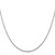 Image of 14" Sterling Silver Rhodium-plated 1.3mm Loose Rope Chain Necklace