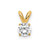 Image of 14K Gold Lab Grown Diamond 1/4ct. Round Certified VS/SI, Solitaire Pendant