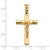Image of 14K Polished Crucifix Pendant LF869