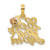 Image of 14K Rose & Yellow Gold I Love You Mom Pendant