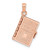 Image of 14k Rose Gold 3-D Holy Bible w/ Lords Prayer Moveable Pendant