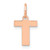 Image of 14K Rose Gold Letter T Initial Charm XNA1337R/T
