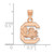 Image of 14k Rose Gold LogoArt University of South Carolina Small Pendant