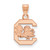 Image of 14k Rose Gold LogoArt University of South Carolina Small Pendant