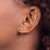 Image of 8mm 14k Rose Gold Polished Love Knot Stud Post Earrings LE870