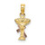Image of 14k Two-tone Gold Communion Cup w/ Cross Pendant Image of 14k Two-tone Gold Communion Cup w/ Cross Pendant