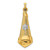 Image of 14K Two-tone Gold Hollow Scroll & Star Pendant Image of 14K Two-tone Gold Hollow Scroll & Star Pendant