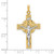 Image of 14k Two-tone Gold INRI Crucifix Pendant XR738