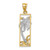 Image of 14K Two-tone Gold Palm Tree Pendant Image of 14K Two-tone Gold Palm Tree Pendant