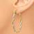 Image of 19mm 14k Two-tone Gold Polished 1.8mm Twisted Hoop Earrings TC152