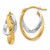 Image of 17mm 14k Two-tone Gold Polished Hinged Hoop Earrings 28Q