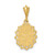 Image of 14K Two-tone Gold Polished St. Mary Medal Pendant
