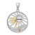 Image of 14K Two-tone Gold Polished Sunset Pendant