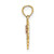 Image of 14k Two-tone Gold Sweet 16 Heart w/ Flower Pendant