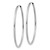 Image of 37mm 14k White Gold 1.5mm Polished Endless Hoop Earrings XY1187