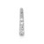 Image of 14K White Gold 1/10ctw. Diamond Fancy Chain Slide Pendant