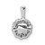 Image of 14K White Gold 1/10ctw. Vibrant Moving Diamond Pendant