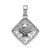 Image of 14K White Gold 1/15ctw. Diamond Fancy Pendant